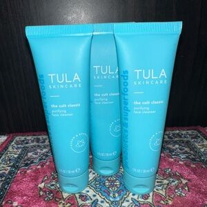 Tula Skincare Blue Face Cleanser Set